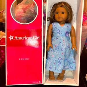 American Girl Kanani Akina Doll rare retired meet outfit with book